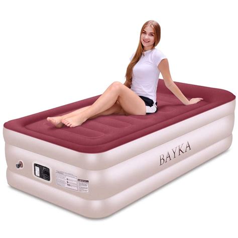 5 <b>in</b>. . Best twin air mattress with built in pump